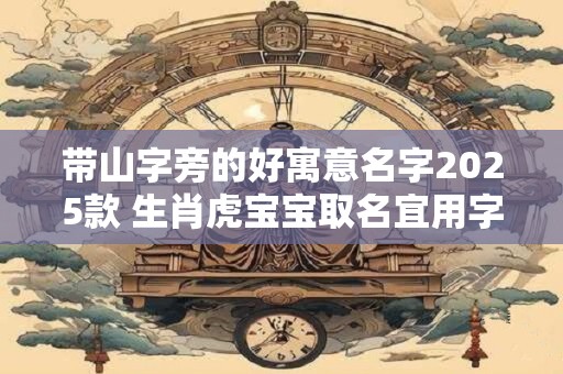 带山字旁的好寓意名字2025款 生肖虎宝宝取名宜用字