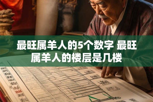 最旺属羊人的5个数字 最旺属羊人的楼层是几楼
