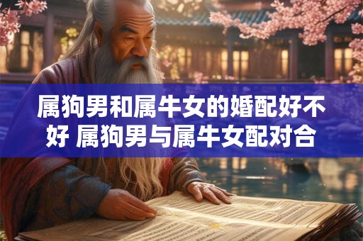 属狗男和属牛女的婚配好不好 属狗男与属牛女配对合适吗