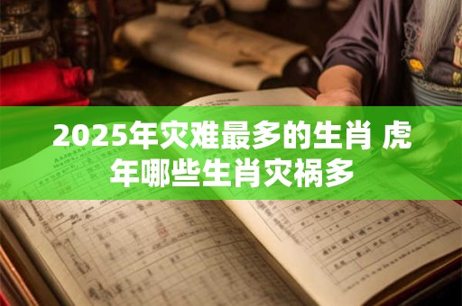 2025年灾难最多的生肖 虎年哪些生肖灾祸多 2025年灾难最多的生肖 虎年哪些生肖灾祸多