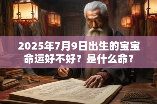 2025年7月9日出生的宝宝命运好不好？是什么命？