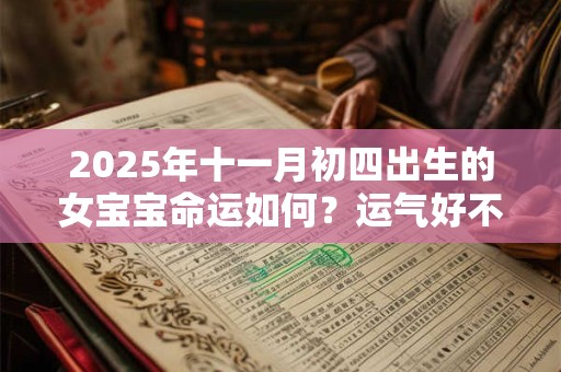 2025年十一月初四出生的女宝宝命运如何？运气好不好