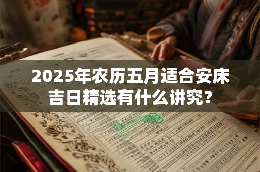 2025年农历五月适合安床吉日精选有什么讲究？