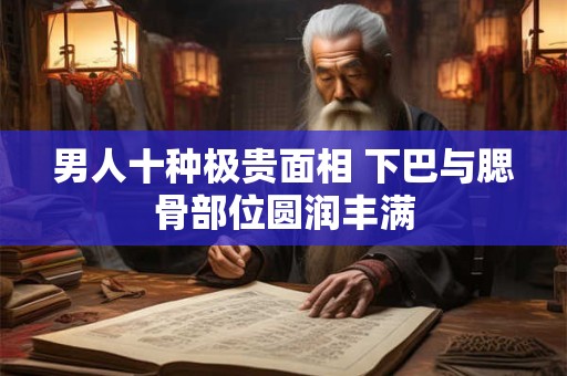 男人十种极贵面相 下巴与腮骨部位圆润丰满