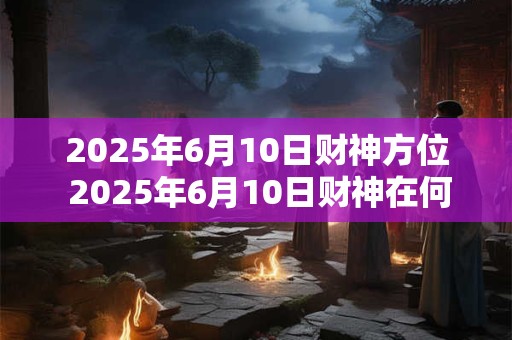 2025年6月10日财神方位 2025年6月10日财神在何处