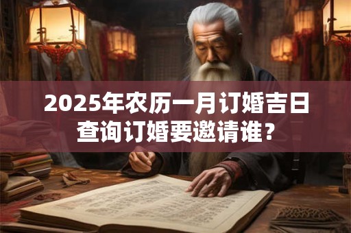 2025年农历一月订婚吉日查询订婚要邀请谁？