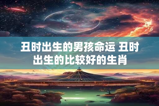 丑时出生的男孩命运 丑时出生的比较好的生肖