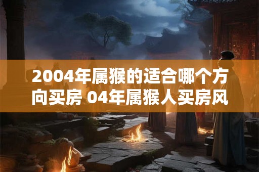2004年属猴的适合哪个方向买房 04年属猴人买房风水