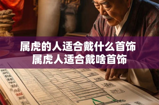 属虎的人适合戴什么首饰 属虎人适合戴啥首饰
