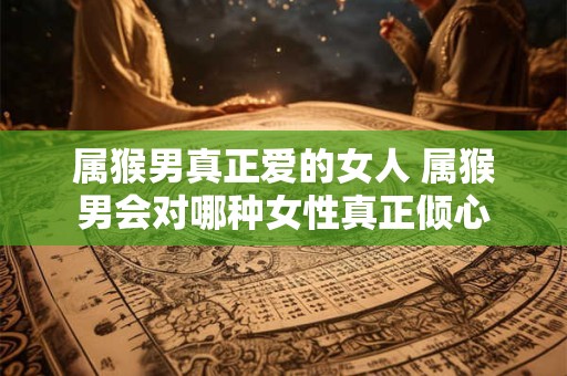 属猴男真正爱的女人 属猴男会对哪种女性真正倾心