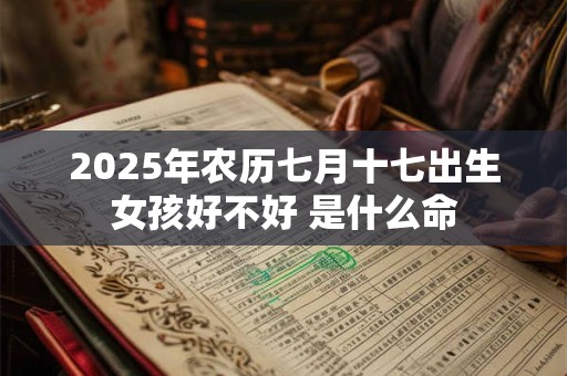 2025年农历七月十七出生女孩好不好 是什么命
