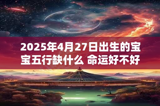 2025年4月27日出生的宝宝五行缺什么 命运好不好