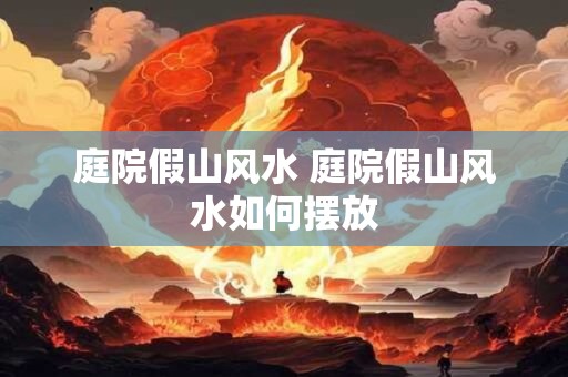 庭院假山风水 庭院假山风水如何摆放