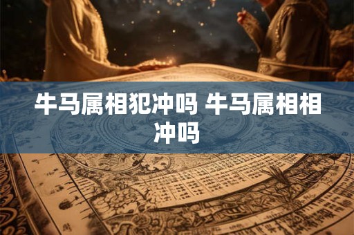 牛马属相犯冲吗 牛马属相相冲吗