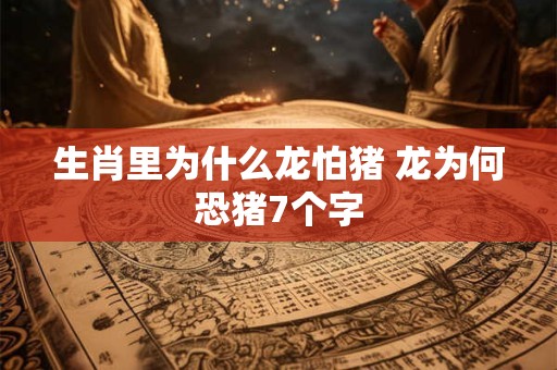 生肖里为什么龙怕猪 龙为何恐猪7个字