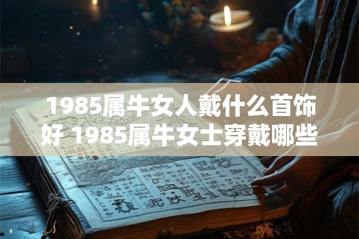 1985属牛女人戴什么首饰好 1985属牛女士穿戴哪些首饰更为合适