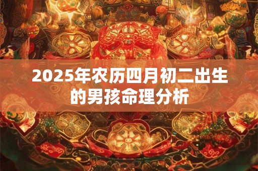2025年农历四月初二出生的男孩命理分析