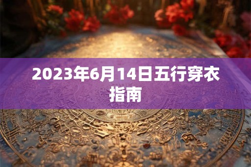 2023年6月14日五行穿衣指南