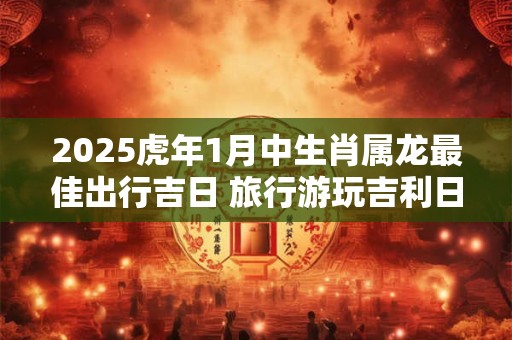 2025虎年1月中生肖属龙最佳出行吉日 旅行游玩吉利日子
