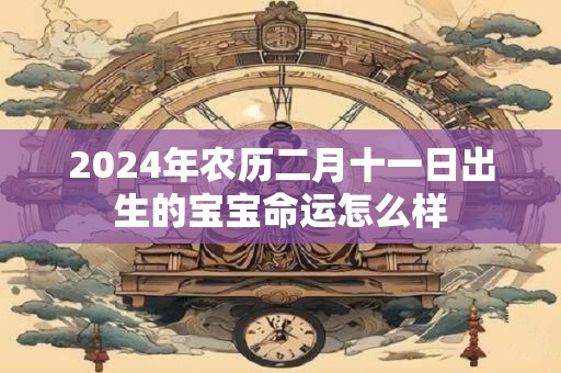 2024年农历二月十一日出生的宝宝命运怎么样
