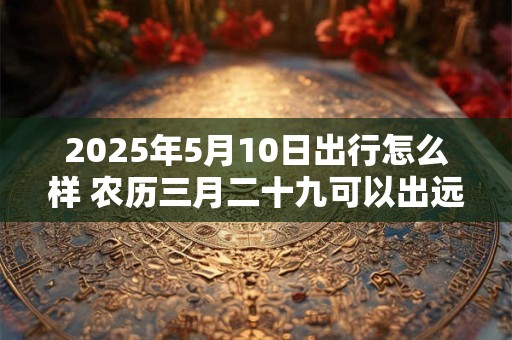 2025年5月10日出行怎么样 农历三月二十九可以出远门吗