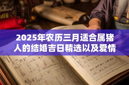 2025年农历三月适合属猪人的结婚吉日精选以及爱情运势解析