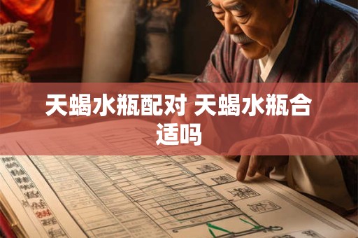天蝎水瓶配对 天蝎水瓶合适吗