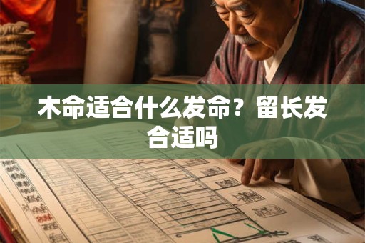 木命适合什么发命？留长发合适吗
