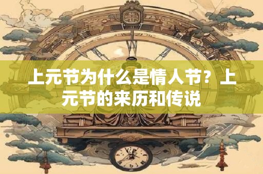 上元节为什么是情人节？上元节的来历和传说