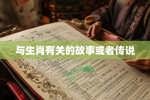 与生肖有关的故事或者传说
