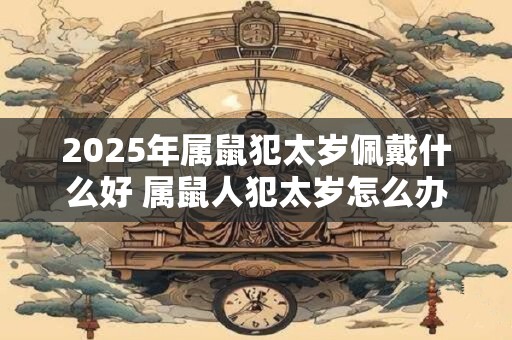2026年属鼠犯太岁佩戴什么好 属鼠人犯太岁怎么办
