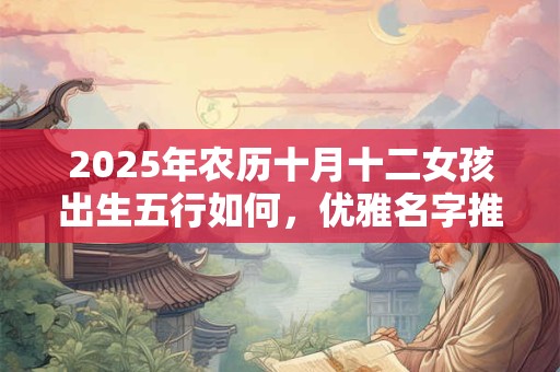 2025年农历十月十二女孩出生五行如何，优雅名字推荐！