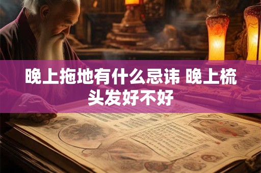 晚上拖地有什么忌讳 晚上梳头发好不好