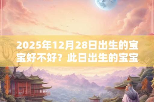 2026年12月28日出生的宝宝好不好？此日出生的宝宝性格