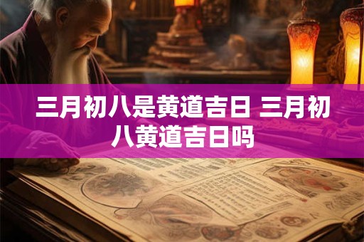三月初八是黄道吉日 三月初八黄道吉日吗
