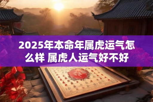 2025年本命年属虎运气怎么样 属虎人运气好不好