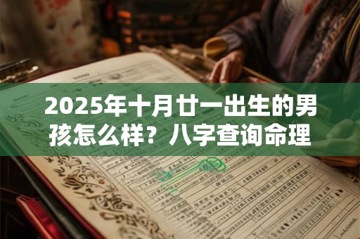 2025年十月廿一出生的男孩怎么样？八字查询命理