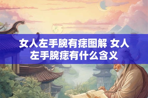 女人左手腕有痣图解 女人左手腕痣有什么含义 女人左手腕有痣图解 女人左手腕痣有什么含义