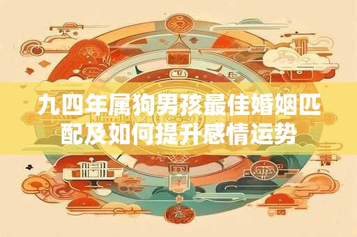 九四年属狗男孩最佳婚姻匹配及如何提升感情运势 九四年属狗男孩最佳婚姻匹配及如何提升感情运势