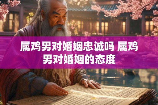 属鸡男对婚姻忠诚吗 属鸡男对婚姻的态度