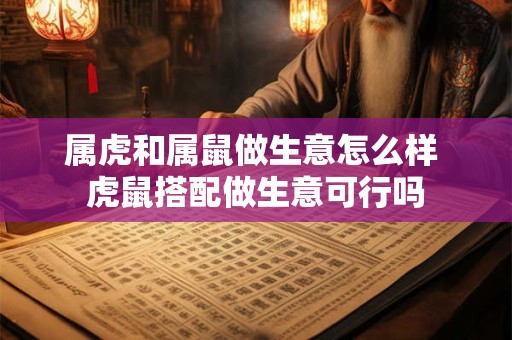 属虎和属鼠做生意怎么样 虎鼠搭配做生意可行吗