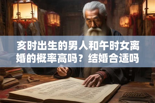 亥时出生的男人和午时女离婚的概率高吗？结婚合适吗