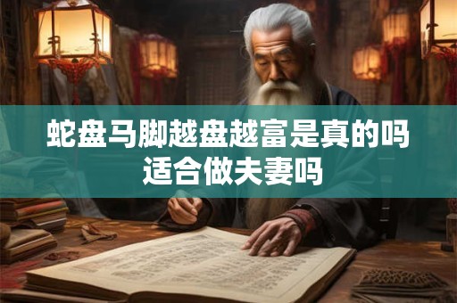 蛇盘马脚越盘越富是真的吗 适合做夫妻吗