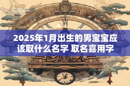 2025年1月出生的男宝宝应该取什么名字 取名喜用字
