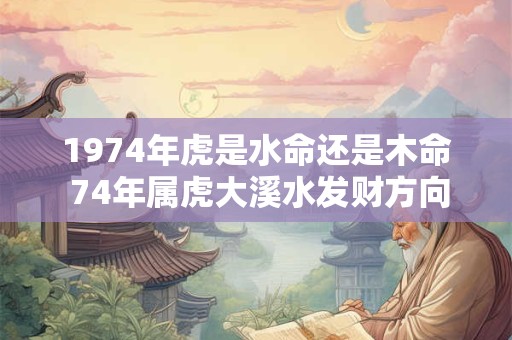 1974年虎是水命还是木命 74年属虎大溪水发财方向