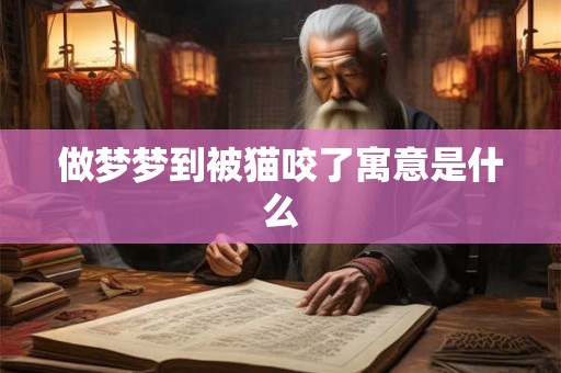做梦梦到被猫咬了寓意是什么