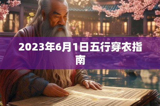 2023年6月1日五行穿衣指南