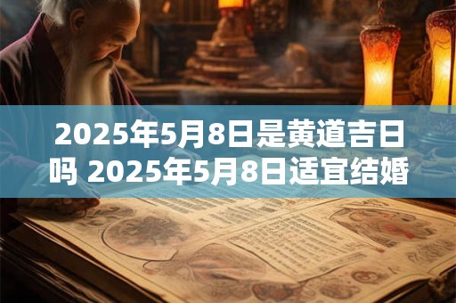 2025年5月8日是黄道吉日吗 2025年5月8日适宜结婚吗