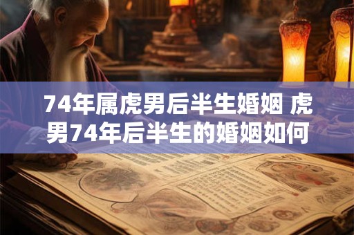 74年属虎男后半生婚姻 虎男74年后半生的婚姻如何