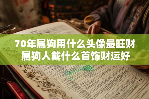 70年属狗用什么头像最旺财 属狗人戴什么首饰财运好